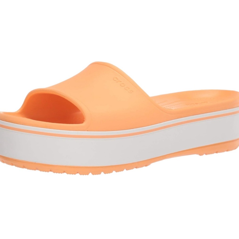 Crocs Men's and Women's Crocband Platform Slide Sandals size 10w / 8 M